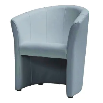 Fotoliu TM-1 piele ecologica gri/wenge EK8 imagine