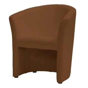 Fotoliu TM-1 piele ecologica maro deschis/wenge EK4 imagine