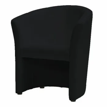 Fotoliu TM-1 piele ecologica negru/wenge EK14 imagine