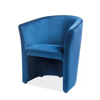 Fotoliu TM 1 velvet bleumarin Blu86/wenge imagine