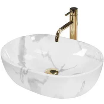 Lavoar Amelia Marmo Shiny L48 cm imagine
