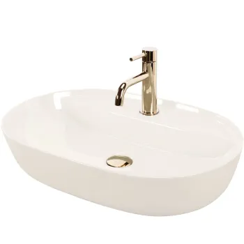 Lavoar Aura ecru lucios L61 cm imagine