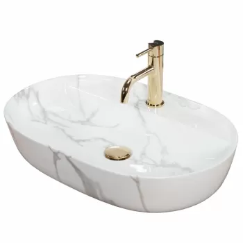 Lavoar Aura Marmo Shiny L61 cm imagine