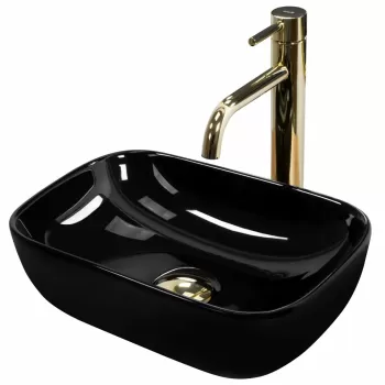 Lavoar Belinda mini negru L37 cm imagine