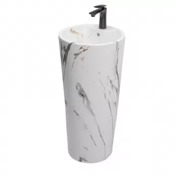 Lavoar Blanka freestanding marmura - H84 cm imagine