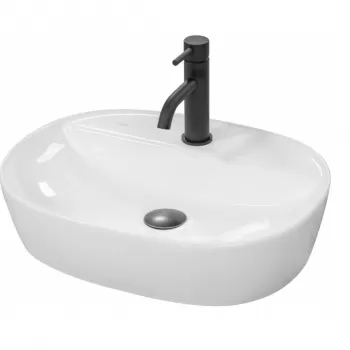 Lavoar Carina alb ceramica sanitara - 50 cm imagine