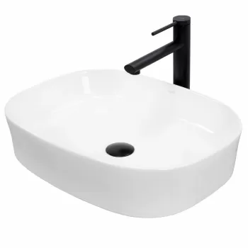 Lavoar ceramica Angie alb L52 cm imagine