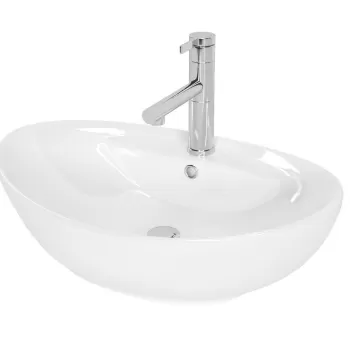 Lavoar Cindy Alb ceramica sanitara - 58,5 cm imagine
