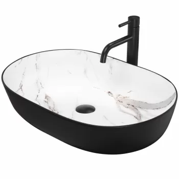 Lavoar Cleo Aiax negru mat imagine