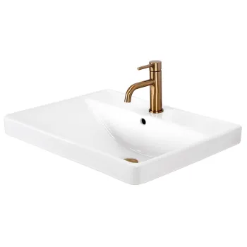 Lavoar incastrat Alisha alb L61 cm imagine