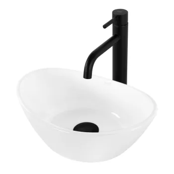 Lavoar Kate alb L36,5 cm imagine