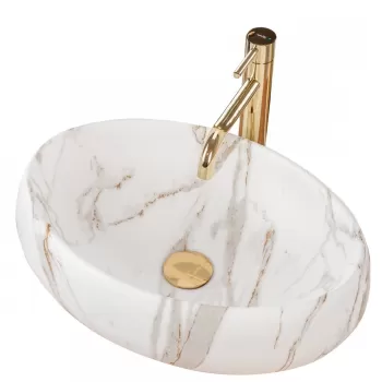 Lavoar Linda Lava ceramica sanitara - 48,5 cm imagine