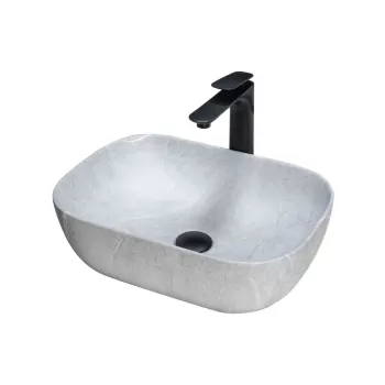 Lavoar Livia Grey ceramica sanitara - 46,5 cm imagine