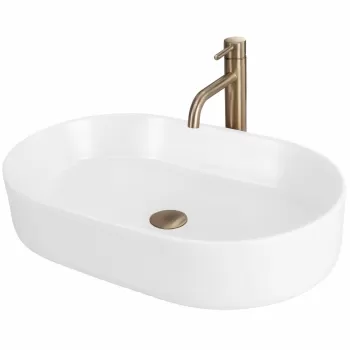 Lavoar Nadia alb mat L61 cm imagine
