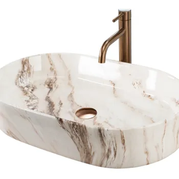 Lavoar Nadia Marrone L60 cm imagine