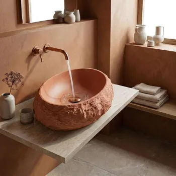 Lavoar pe blat Mika Terracotta imagine