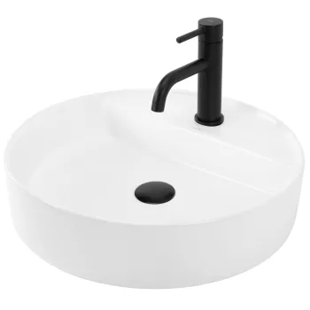 Lavoar Ronda alb L45 cm imagine