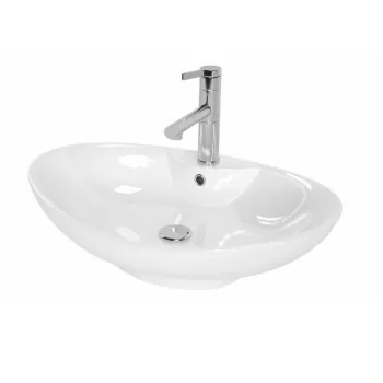 Lavoar Rosa 2 alb ceramica sanitara - 58,5 cm imagine