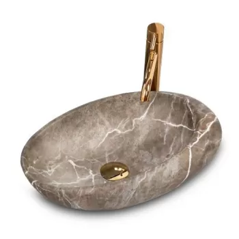Lavoar Roxy B Stone ceramica sanitara - 49 cm imagine