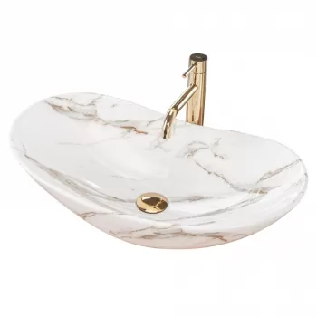 Lavoar Royal Lava Marmura ceramica sanitara - 62,5 cm imagine