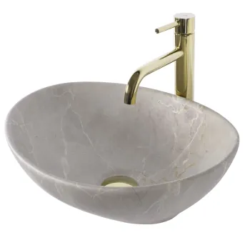 Lavoar Sofia bej mat L41 cm imagine