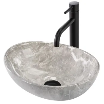 Lavoar Sofia mini Grigio L35 cm imagine