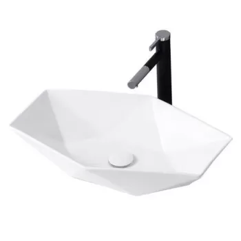 Lavoar Vegas alb ceramica sanitara - 57 cm imagine
