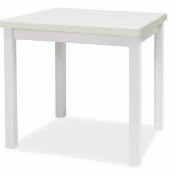 Masa Adam alb mat L90xl65 cm imagine