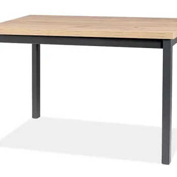 Masa Adam stejar artizan/negru L100xl60 cm imagine