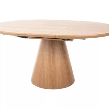 Masa Angel II stejar L120-160xl120 cm imagine