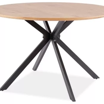 Masa Aster Stejar - d120xh76 cm imagine