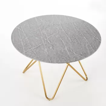 Masa Bonello marmura gri - d120xh76 cm imagine