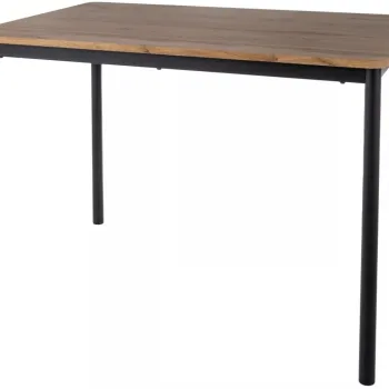 Masa City stejar artizan/negru L110xl75 cm imagine