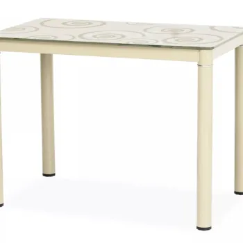 Masa Damar crem/crem L100xl60 cm imagine