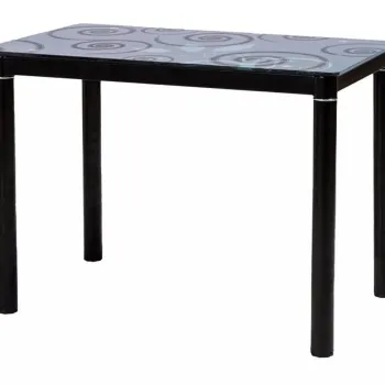 Masa Damar negru/negru L80xl60 cm imagine