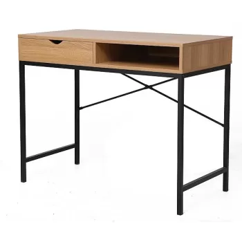 Masa de birou B-027 - stejar/negru imagine