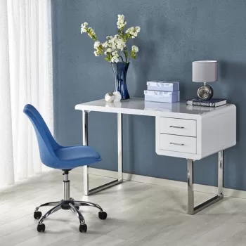 Masa de birou B-30 alb - H76 cm imagine