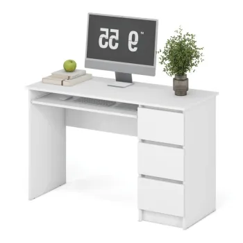 Masa de birou Cino alba L120 cm imagine