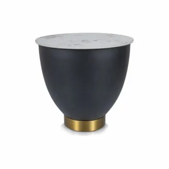 Masa de cafea Cyprus B marmura alb/negru o48/h45 imagine