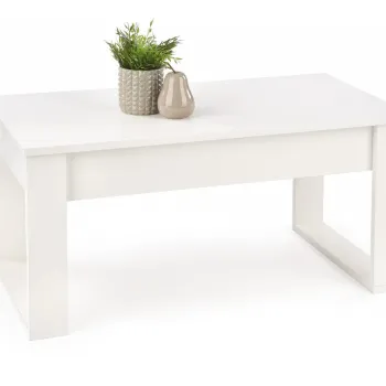 Masa de cafea dreptunghiulara Nea alba L110 cm imagine