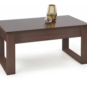 Masa de cafea dreptunghiulara Nea nuc inchis L110 cm imagine