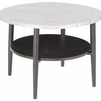 Masa de cafea Ella B marmura alba/negru imagine