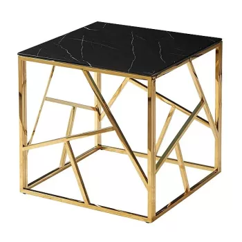 Masa de cafea Escada B II - Marmura Neagra / Gold imagine