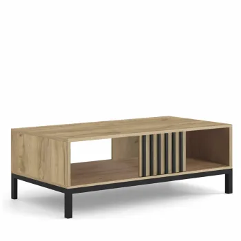 Masa de cafea Lamino LAW-1 stejar craft/negru imagine