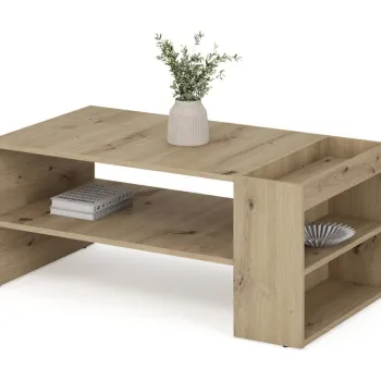 Masa de cafea Murcia stejar artizan L100 cm imagine