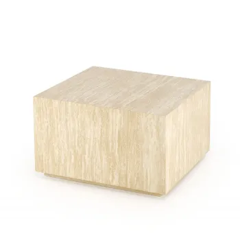 Masa de cafea patrata Travertino L60cm imagine