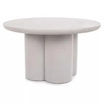 Masa de cafea Rosalia gri deschis o80/h45 cm imagine