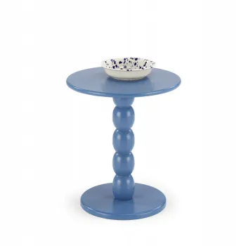Masa de cafea rotunda Cirilla albastra o40/h47 cm imagine
