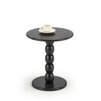 Masa de cafea rotunda Cirilla neagra o40/h47 cm imagine