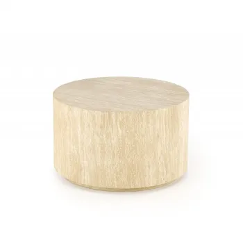 Masa de cafea rotunda Travertino o60/h36 cm imagine